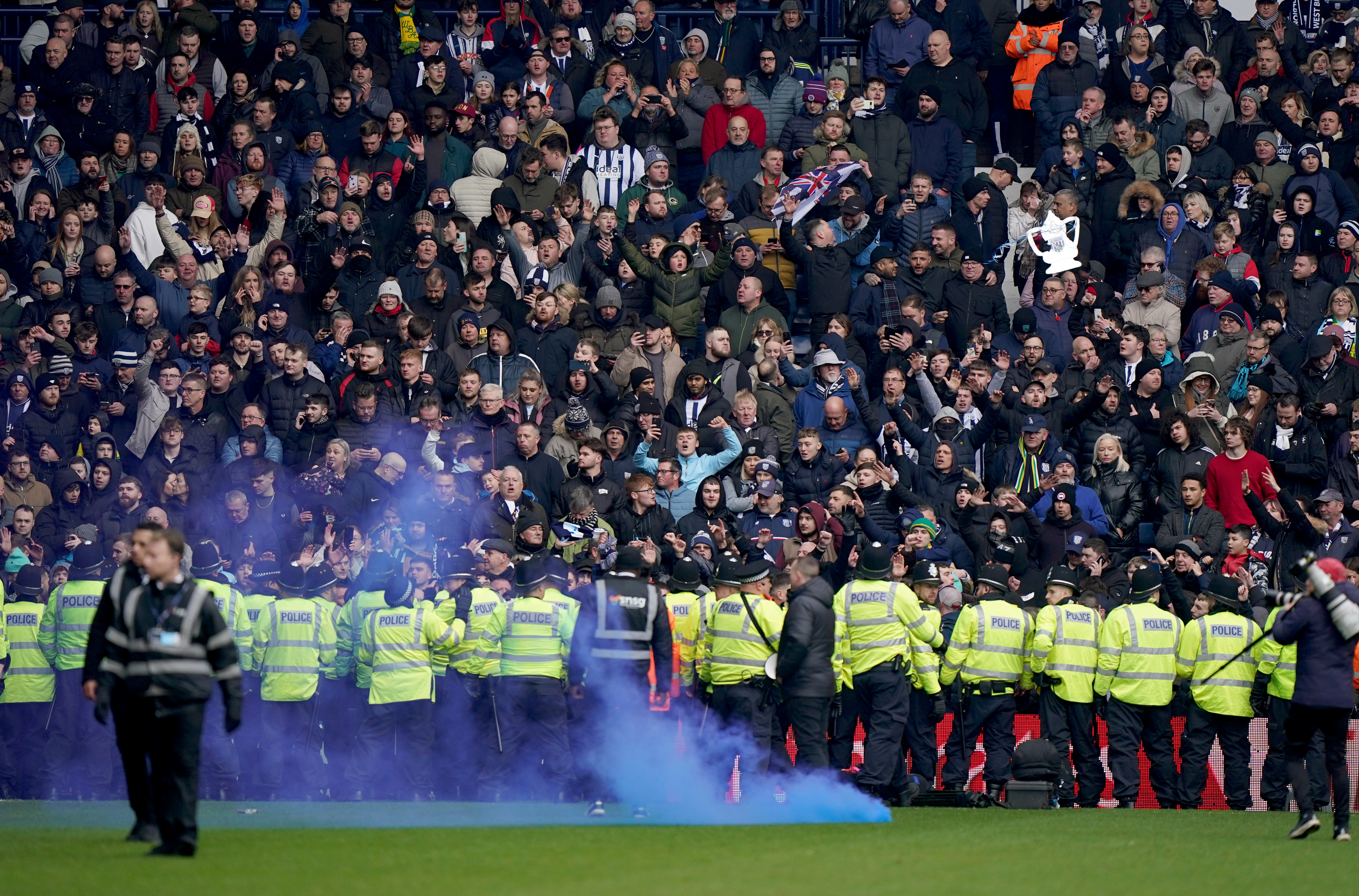 West Brom 0-2 Wolves: Players' Families Safe After Crowd Trouble ...