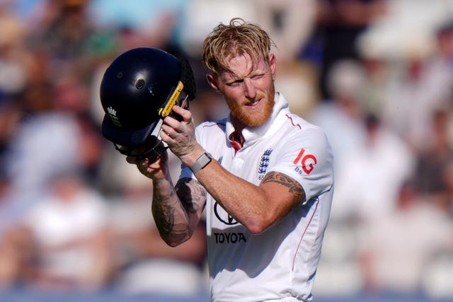 Ben Stokes was hampered by a leg injury 