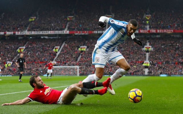 Manchester United were made to work for three points against Huddersfield