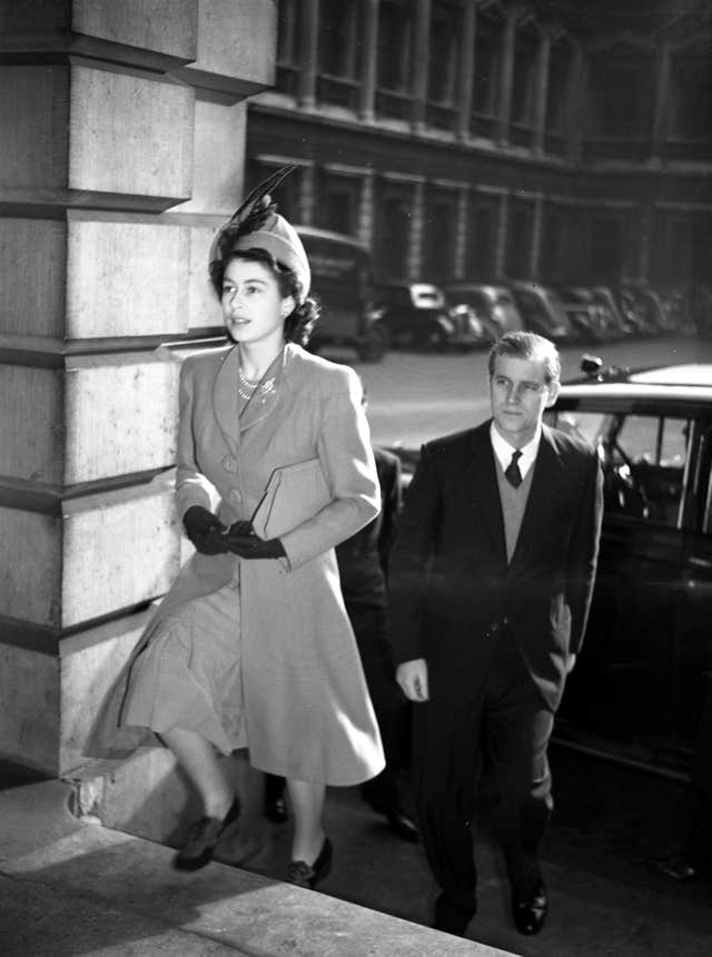 Princess Elizabeth and the Duke of Edinburgh