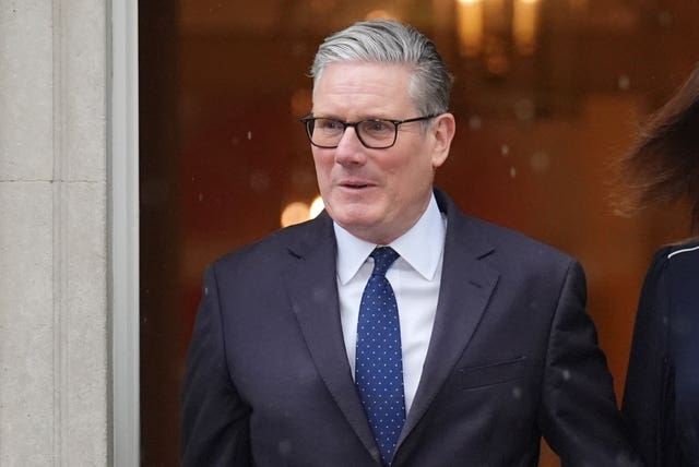 Prime Minister Sir Keir Starmer leaves Number 10 Downing Street, London, for the State Opening of Parliament at the House of Lords
