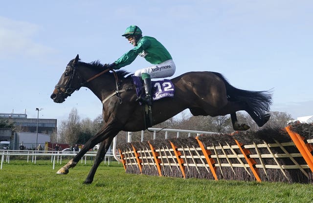 Brucio on her way to victory at the Dublin Racing Festival