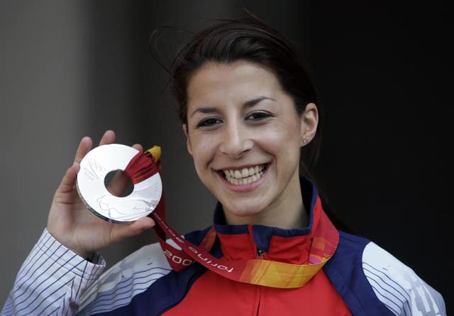 Rudman with the silver medal she won at the Turin 2006 Games (Andrew Milligan/PA).