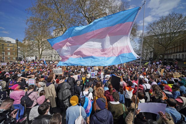 Legislation should not interfere with professionals who are trained and competent in working with trans and gender questioning youth, the British Psychological Society said (Yui Mok/PA)