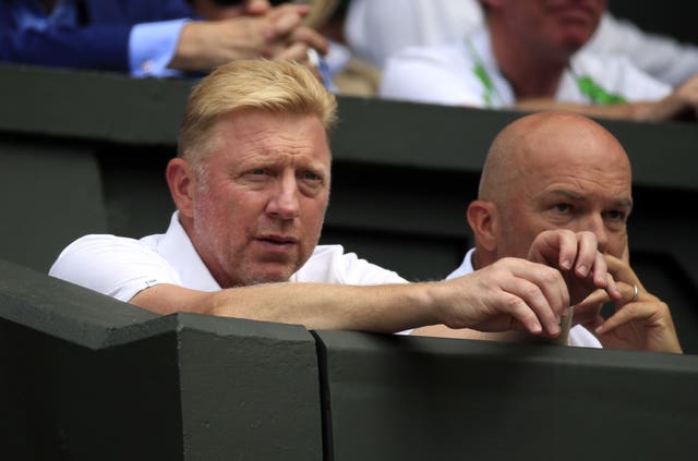 Boris recently coached Novak Djokovic (Jonathan Brady/PA)