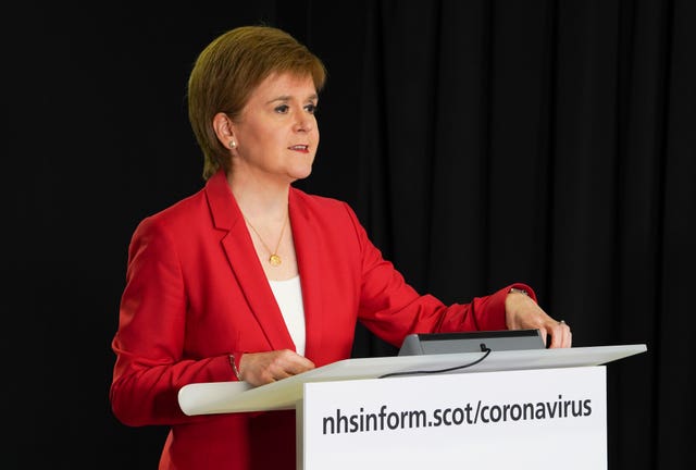 Nicola Sturgeon criticised the Aberdeen players 