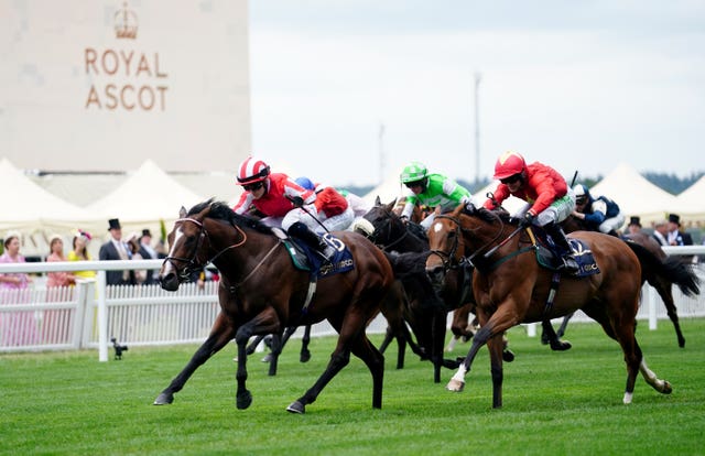 Bradsell denying Highfield Princess in the King's Stand Stakes at Royal Ascot