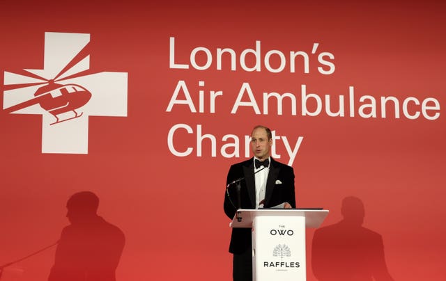 London’s Air Ambulance charity gala