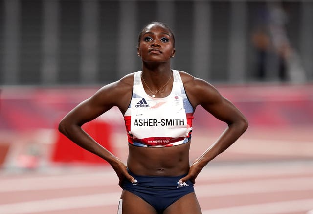 Dina Asher-Smith was hampered by injury