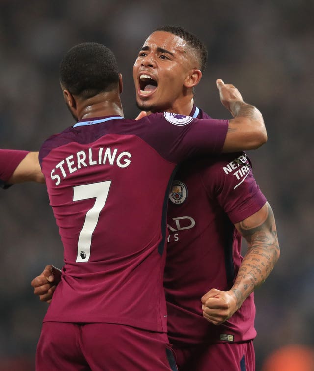 Raheem Sterling (left) and Gabriel Jesus (right) are part of a youthful City squad