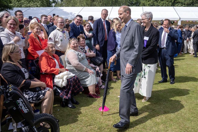 Gold Award celebrations at Palace of Holyroodhouse
