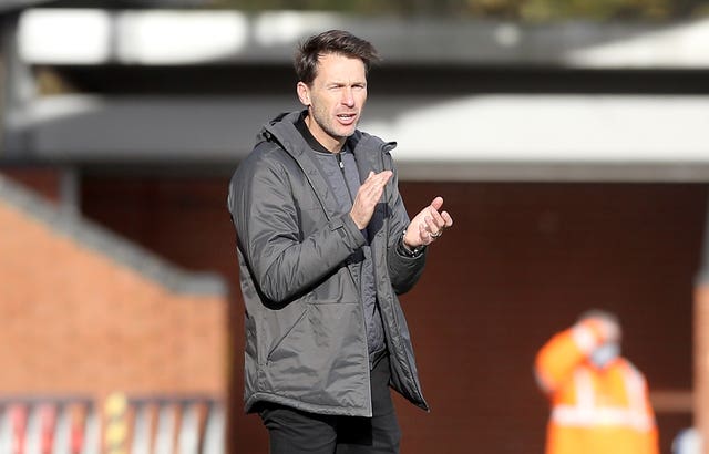 Gareth Taylor saw his City side beat Fiorentina 8-0 on aggregate in the last 16 (Martin Rickett/PA). 