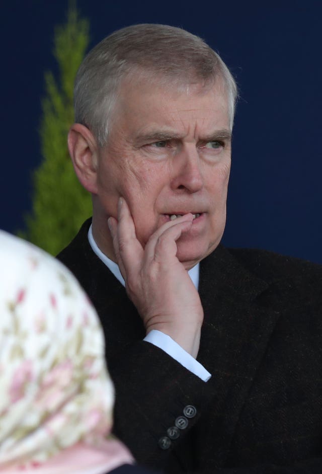 The Duke of York has stepped down from royal life in the wake of a TV interview about Epstein. Andrew Matthews/PA Wire