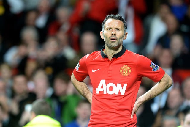 Ryan Giggs in his playing days for Manchester United