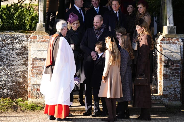 Royals attends Christmas Day Church service