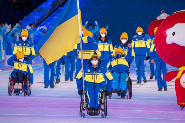 Ukraine managed to send a full delegation of 20 athletes and nine guides to Beijing 