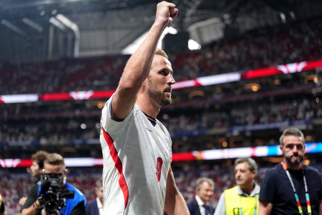 Harry Kane scored both goals as England left it late to get past DR Congo in the previous round (Martin Rickett/PA)