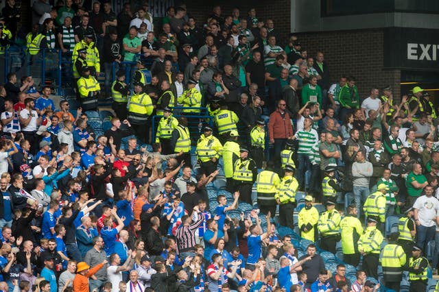 A capacity 50,000-strong crowd was expected at Ibrox on Sunday