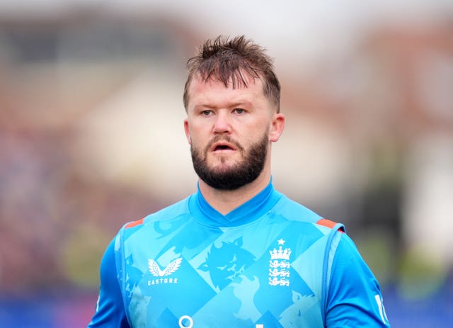 Ben Duckett during a drinks break