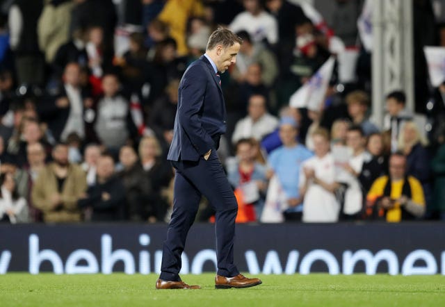 England boss Phil Neville was frustrated after his side failed to hold on