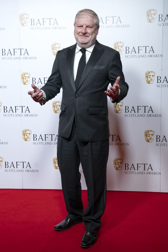 Angus Robertson on red carpet for Scottish Baftas