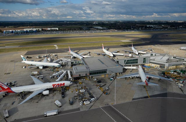 Heathrow Airport is marking 10 years of Terminal 5 (Hannah McKay/PA)