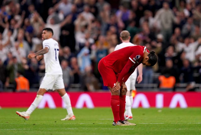 Tottenham Hotspur v Liverpool – Premier League – Tottenham Hotspur Stadium