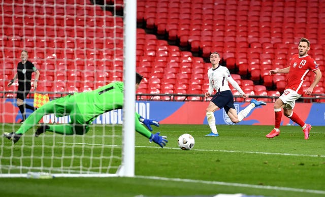 Phil Foden is denied