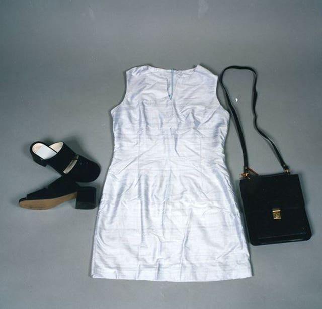 Police have previously issued similar images of Miss Hall's missing dress, handbag and shoes (Avon and Somerset Police/PA)