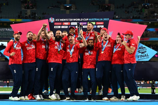 Chris Woakes was part of the England side that won the T20 World Cup last year (PA)