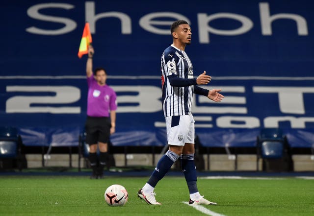 Karlan Grant made his debut for West Brom