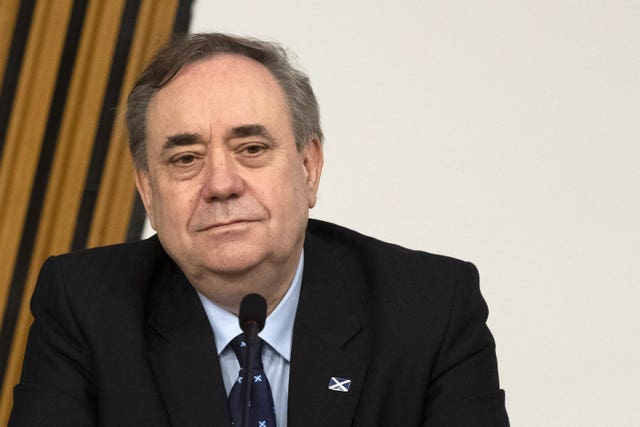 Alex Salmond in Holyrood committee