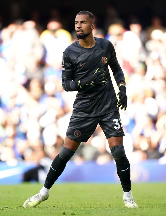 Robert Sanchez made his Premier League debut for Chelsea against Liverpool