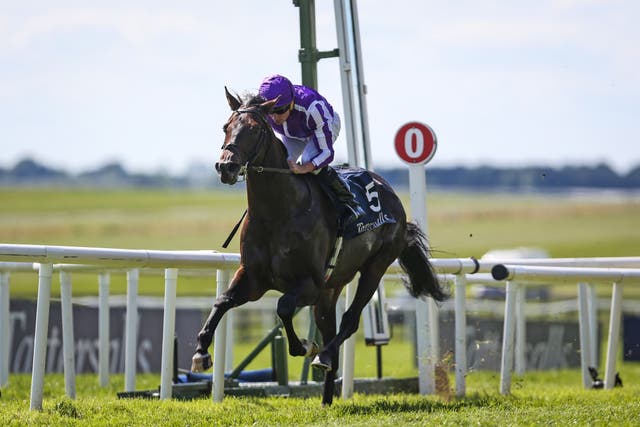 Gstaad winning the Irish 2,000 Guineas