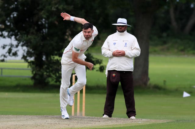 James Anderson has bowled at quieter venues in the past 