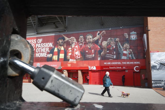 A general view of Anfield