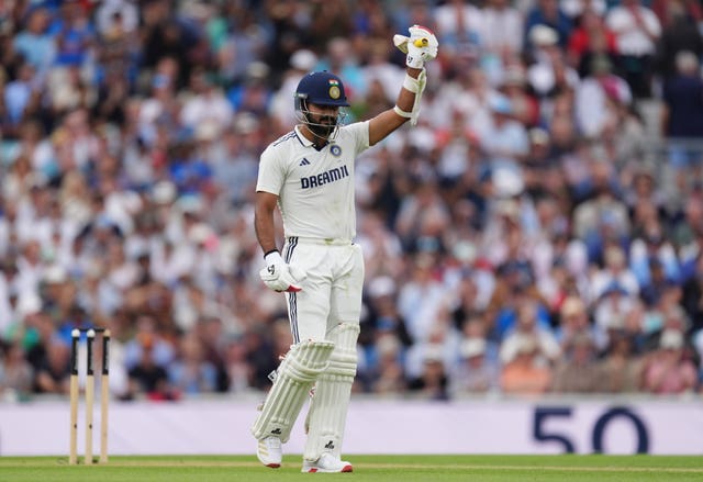 Akash Deep celebrates his half century