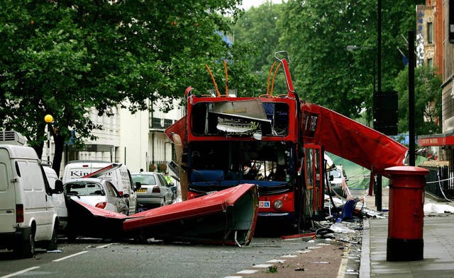 The number 30 double-decker bus was blown up in Tavistock Square on July 7