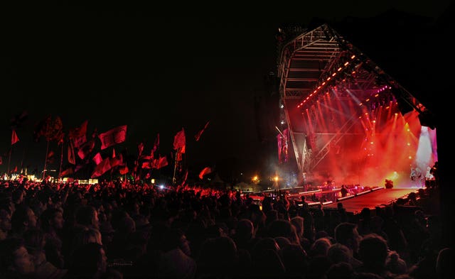 The Rolling Stones headline on the Pyramid Stage