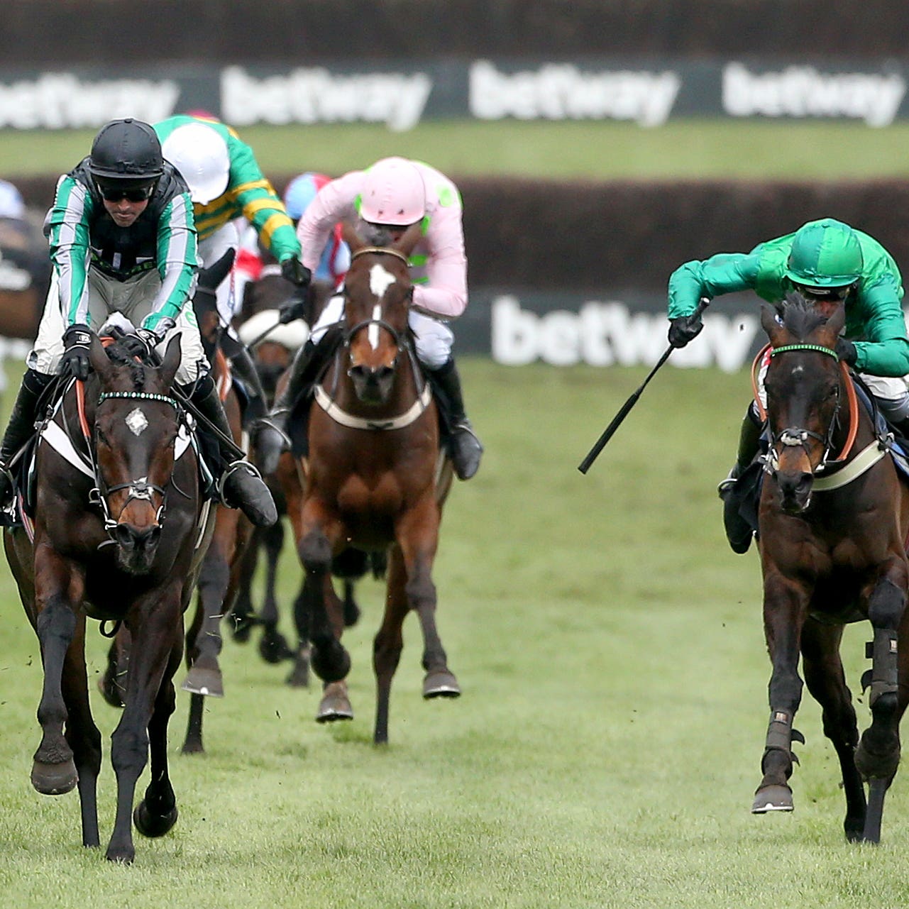 Sceau Royal (right) ran a huge race behind Altior at Cheltenham