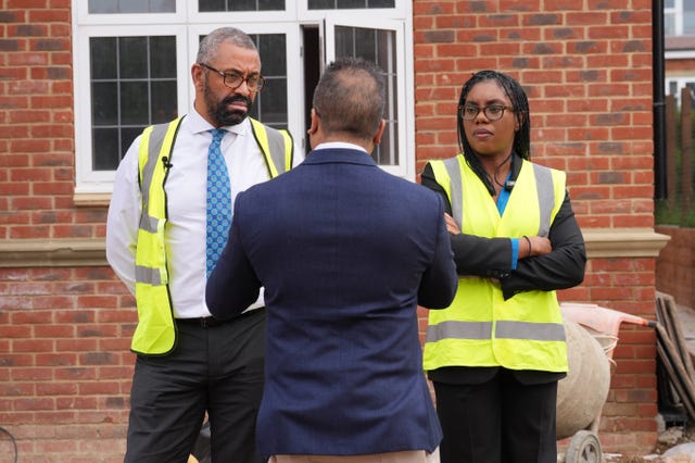 Kemi Badenoch visit to London housing development