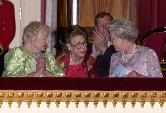 The Queen Mother, Princess Margaret and the Queen