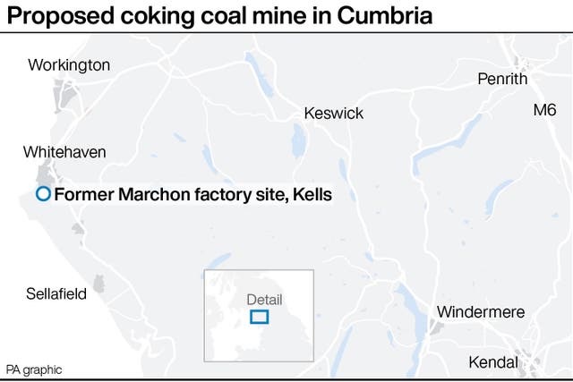 Proposed coking coal mine in Cumbria