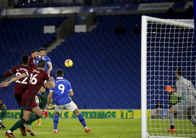 Lewis Dunk''s header earned Brighton a point