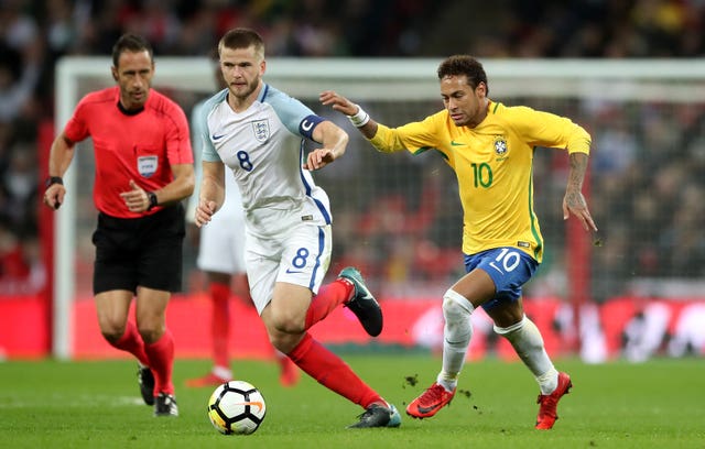 Eric Dier, left, is a versatile member of Gareth Southgate's squad 