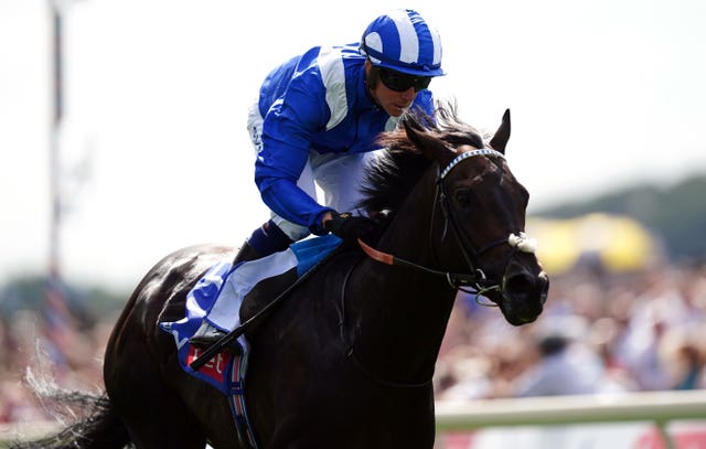 Alflaila winning the Strensall Stakes at York