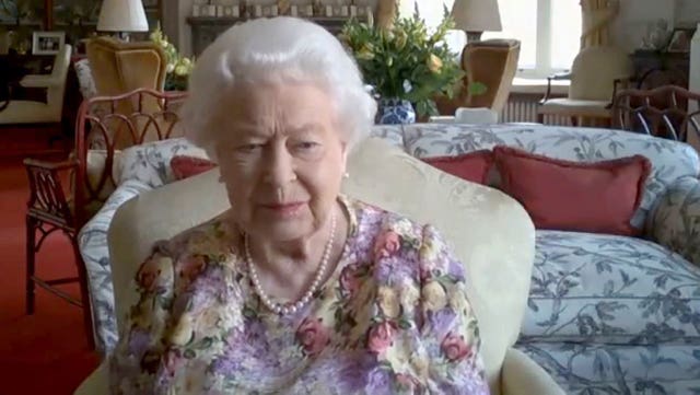Queen video call to carers