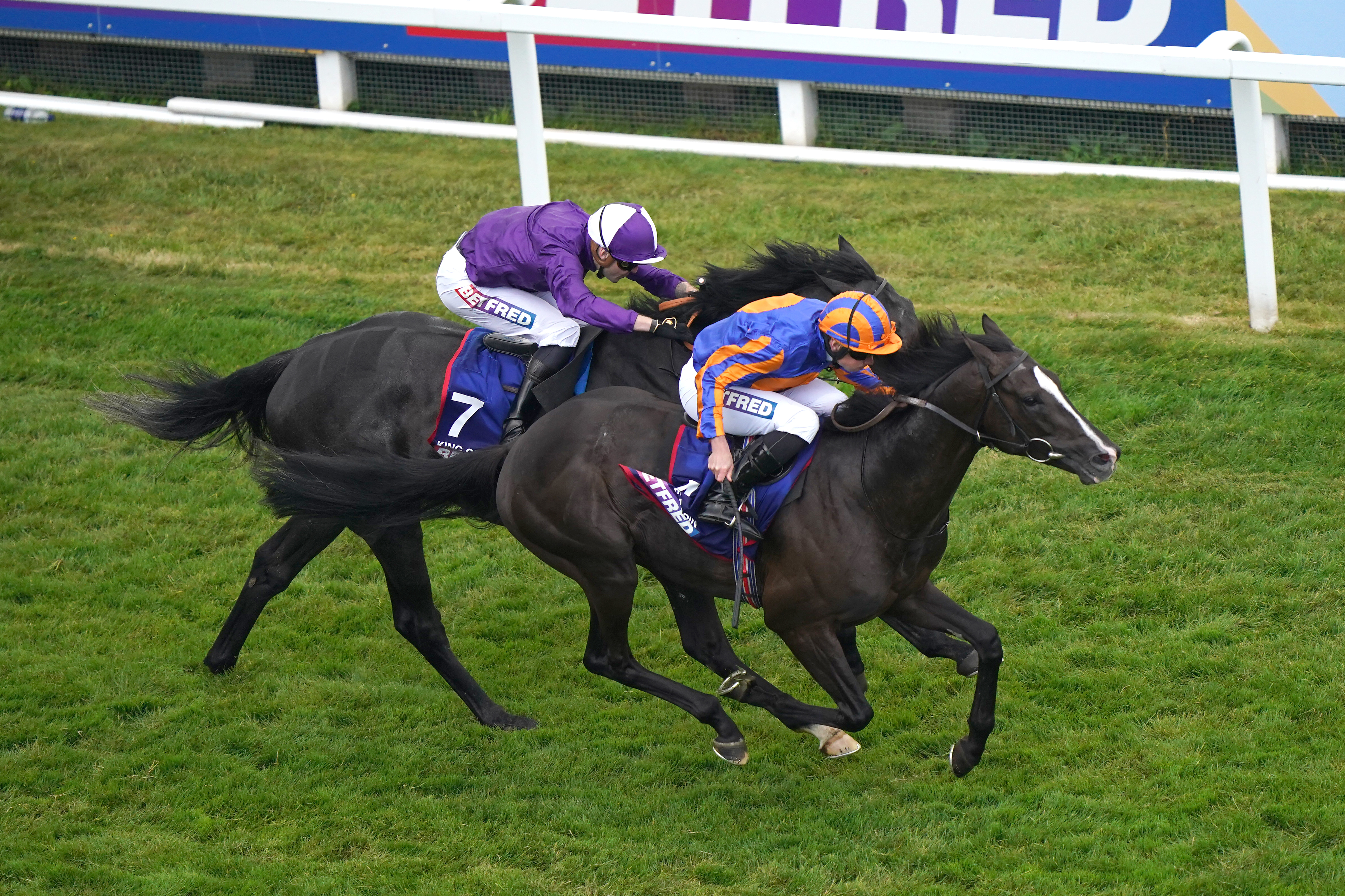 Auguste Rodin (right) could now head for the Irish Derby