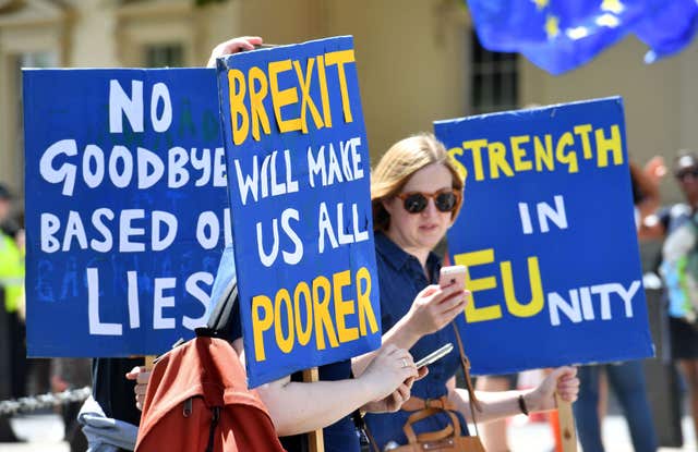 People’s Vote march for a second EU referendum – London