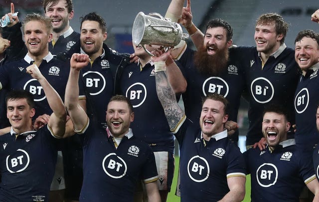 Scotland with the Calcutta Cup